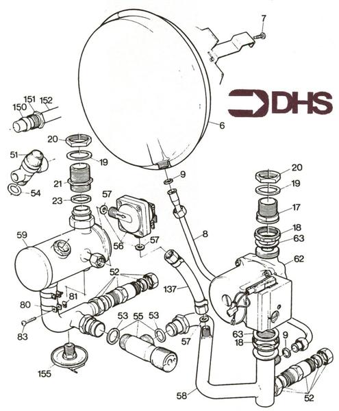 Exploded Diagram for EXPANSION VESSEL
