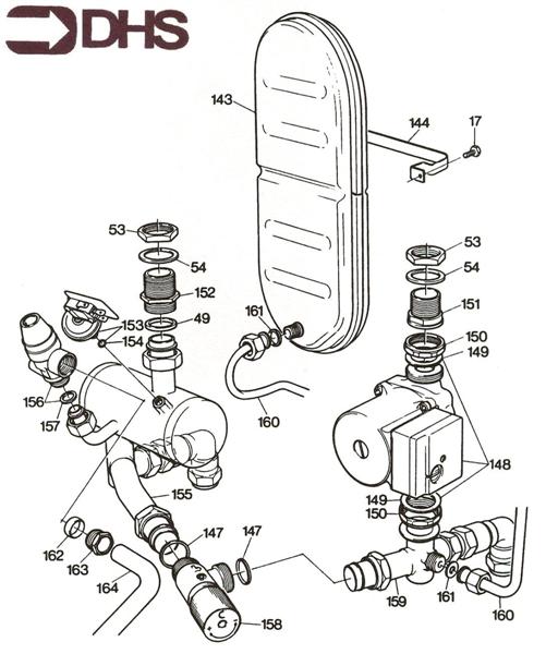 Exploded Diagram for EXPANSION VESSEL