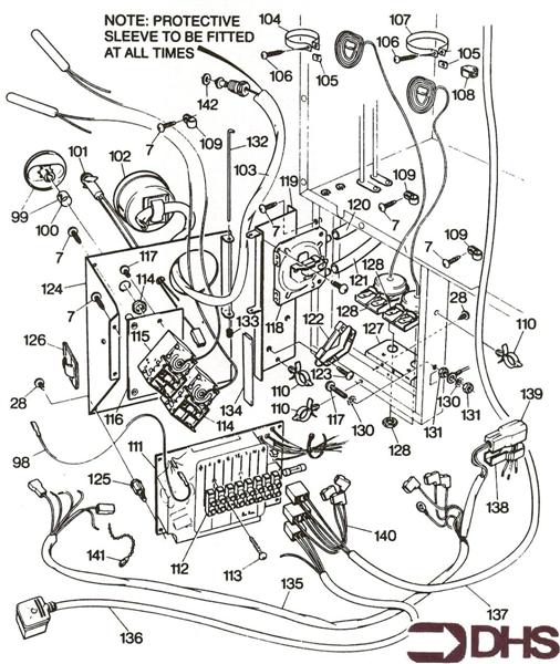 Exploded Diagram for CONTROL ASSY