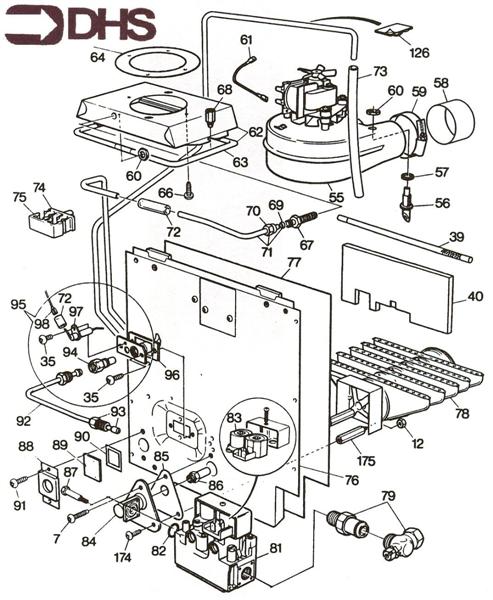Exploded Diagram for BURNER ASSY