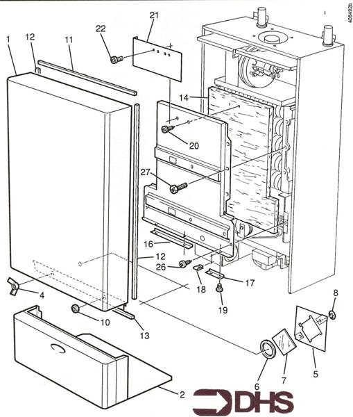 Exploded Diagram for FRONT ASSY