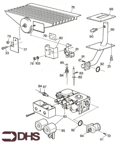 Exploded Diagram for BURNER