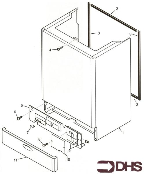 Exploded Diagram for CASE SEAL