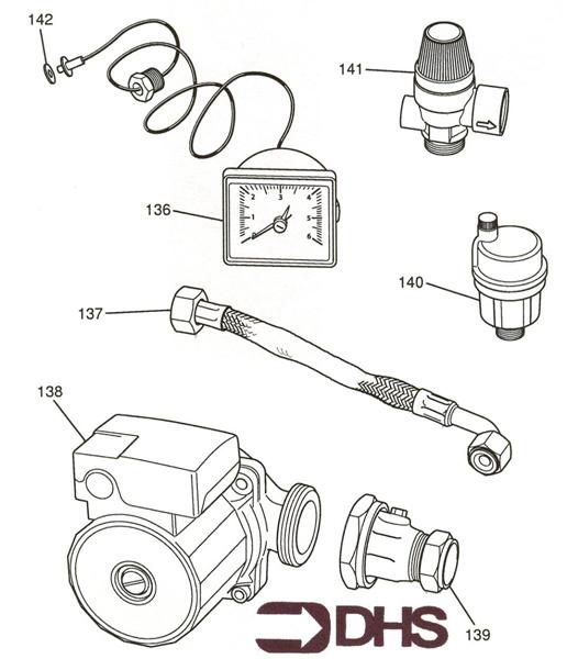Exploded Diagram for PUMP AND ACCESSORIES