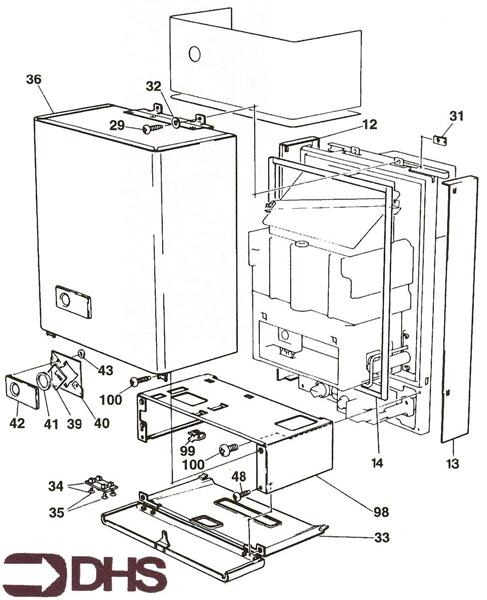 Exploded Diagram for OUTER CASING ASSY