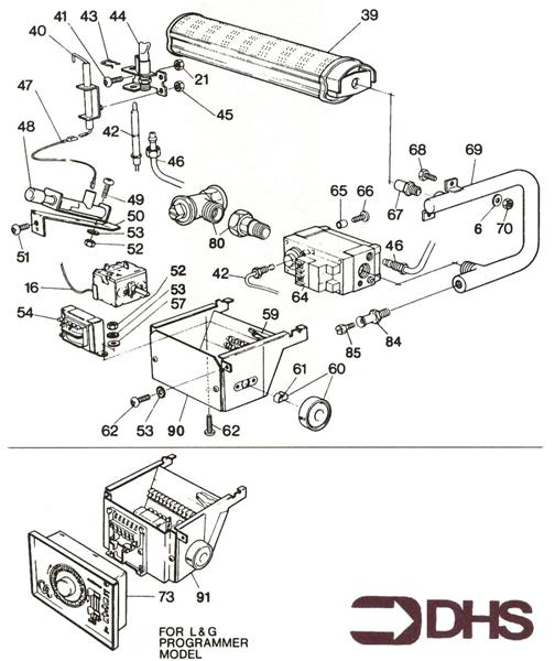 Exploded Diagram for BURNER