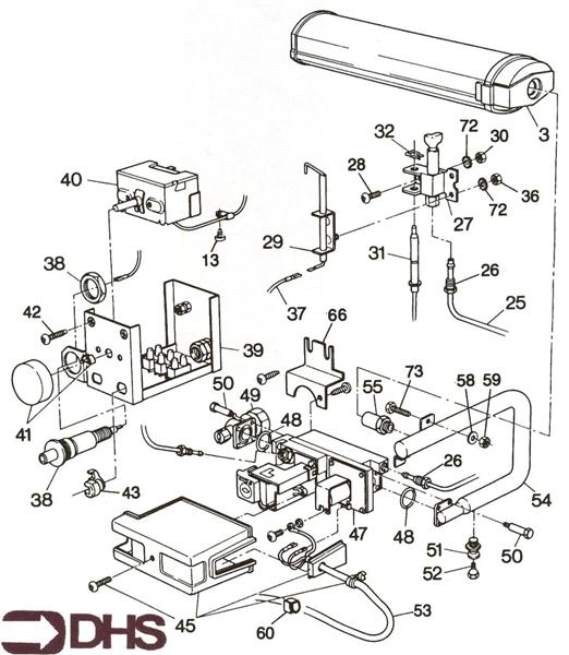 Exploded Diagram for BURNER
