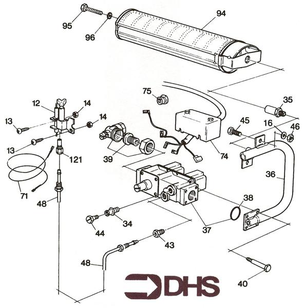 Exploded Diagram for BURNER