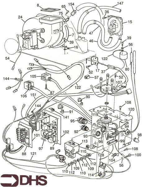 Exploded Diagram for GAS PIPE ASSY