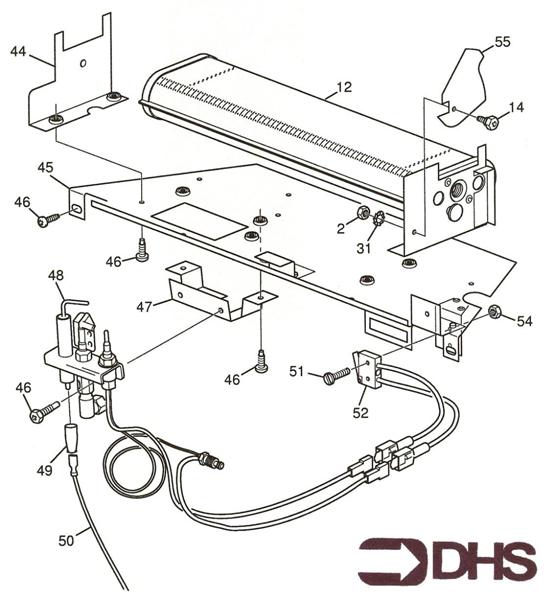 Exploded Diagram for BURNER