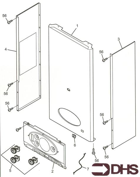 Exploded Diagram for CASING 1