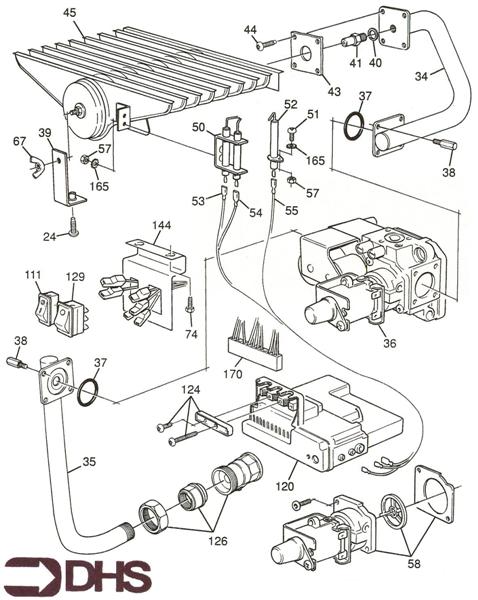 Exploded Diagram for BURNER