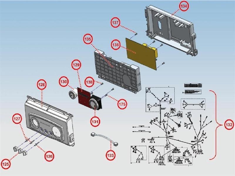 Exploded Diagram for CONTROL PANEL