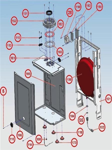 Exploded Diagram for CHASIS