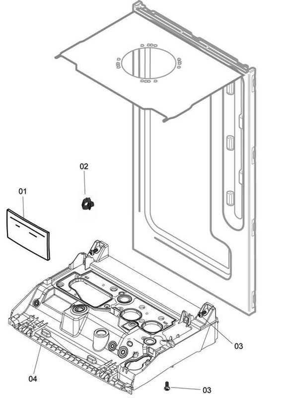 Exploded Diagram for BASE PANEL