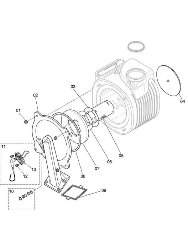 Exploded Diagram for BURNER