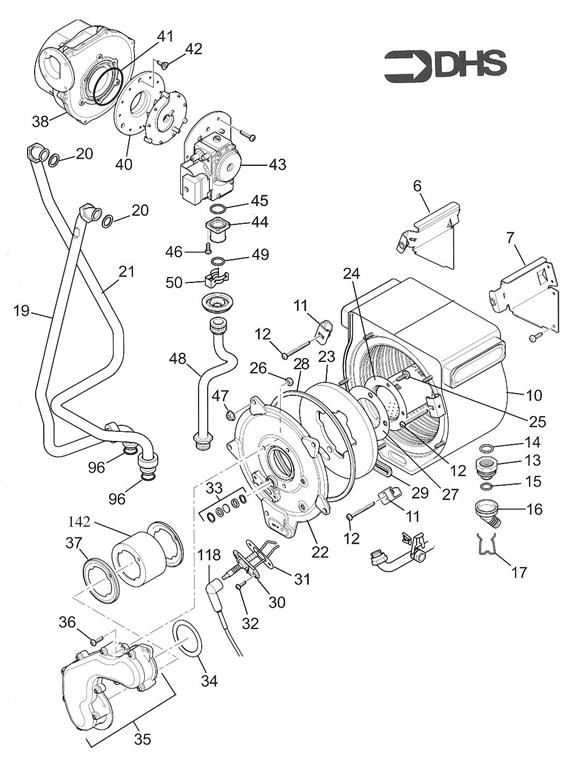 Exploded Diagram for FAN