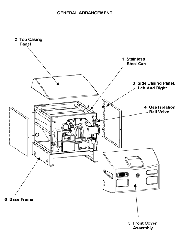 Exploded Diagram for GENERAL ARRANGEMENT
