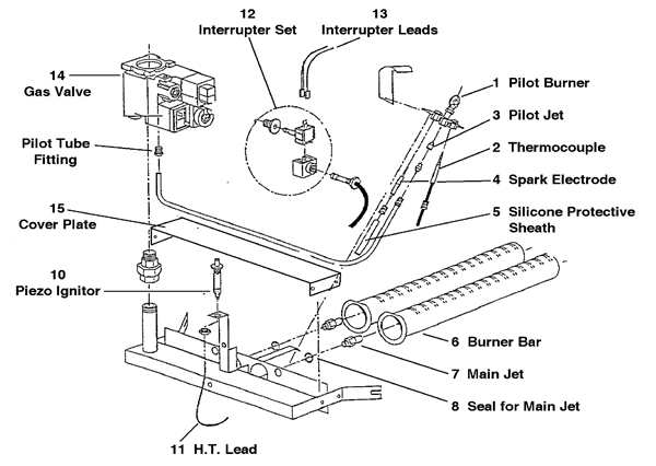 PERMANENT PILOT BURNER ASSEMBL logo