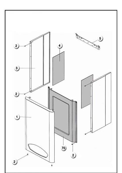 Exploded Diagram for OUTER CASING