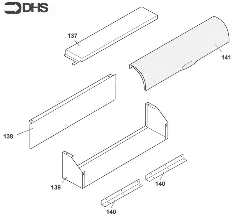 Exploded Diagram for CASING FOR CONROL PANEL