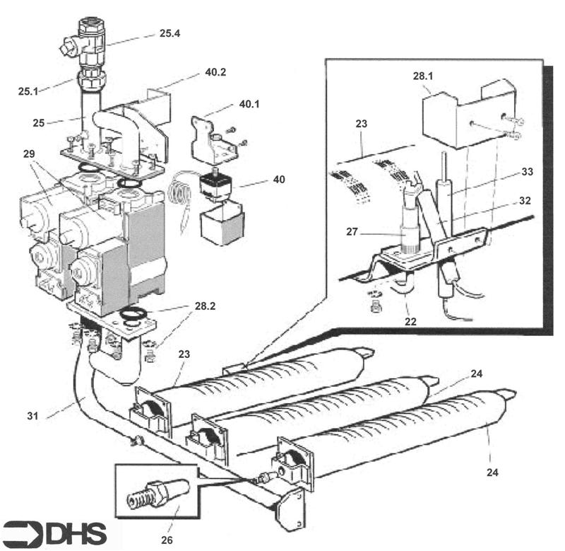 BOILER BODY ASSY 90-120 & 90-1 logo