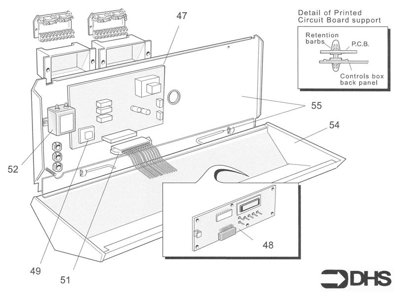 Exploded Diagram for CONTROL PANEL ASSY