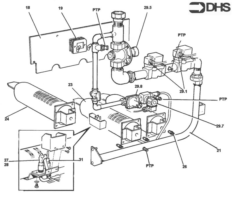 BURNER ASSY 140-205 logo
