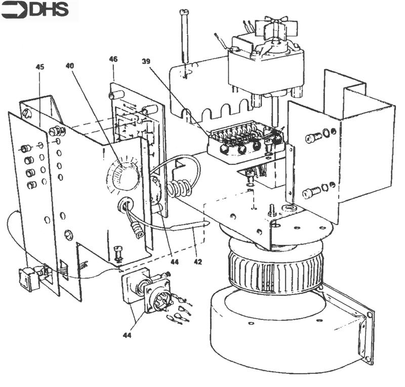 Exploded Diagram for CONTROL ASSY