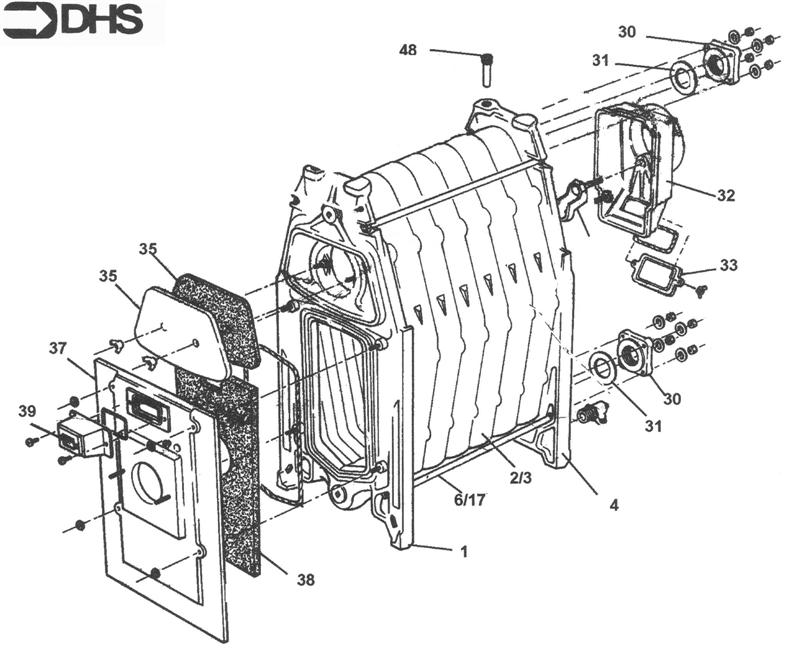 Exploded Diagram for BOILER BODY ASSY