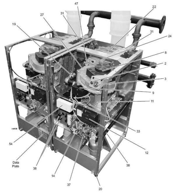 Exploded Diagram for BOILER ASSEMBLY