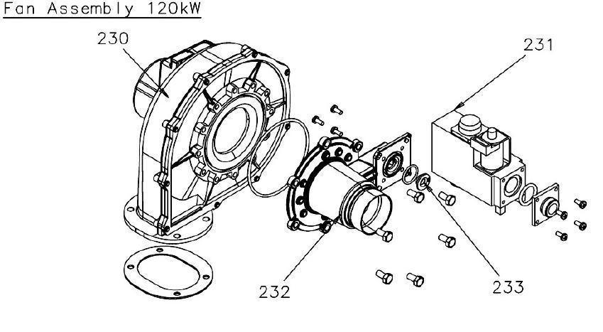 Exploded Diagram for FAN ASSEMBLEY