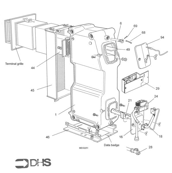 Exploded Diagram for BOILER