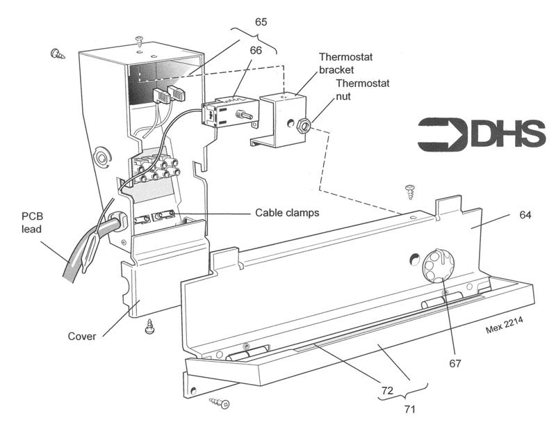 Exploded Diagram for CONTROL PANEL
