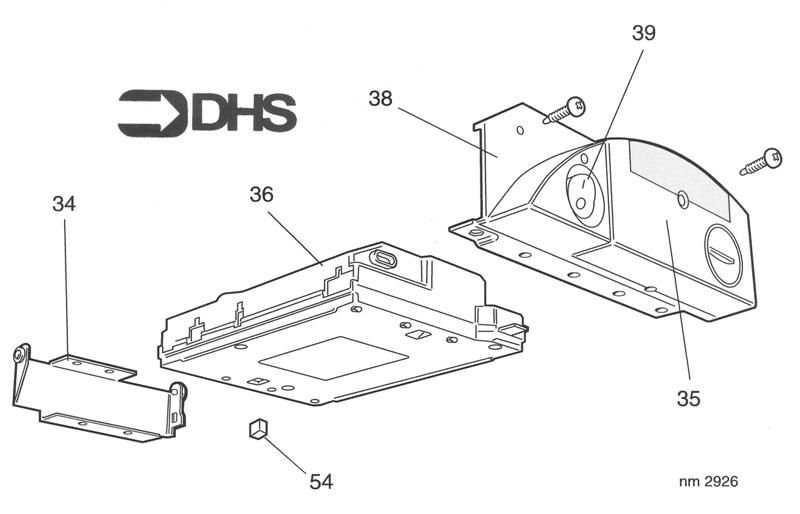 Exploded Diagram for CONTROLS ASSY