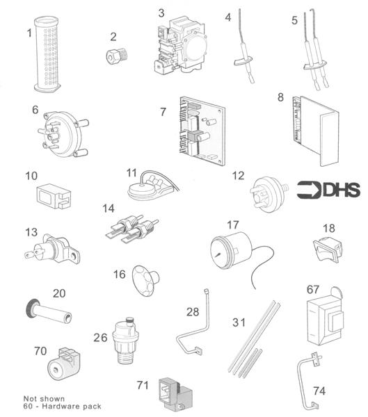 SHORT PARTS LIST logo