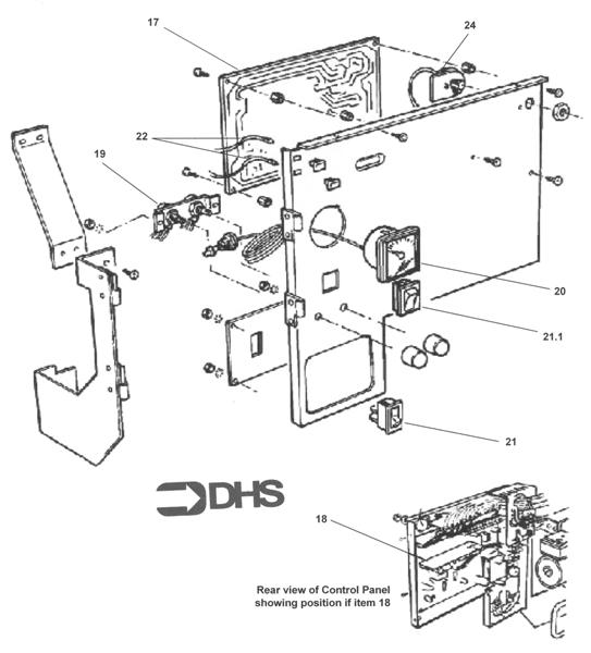 Exploded Diagram for CONTROL BOX ASSY
