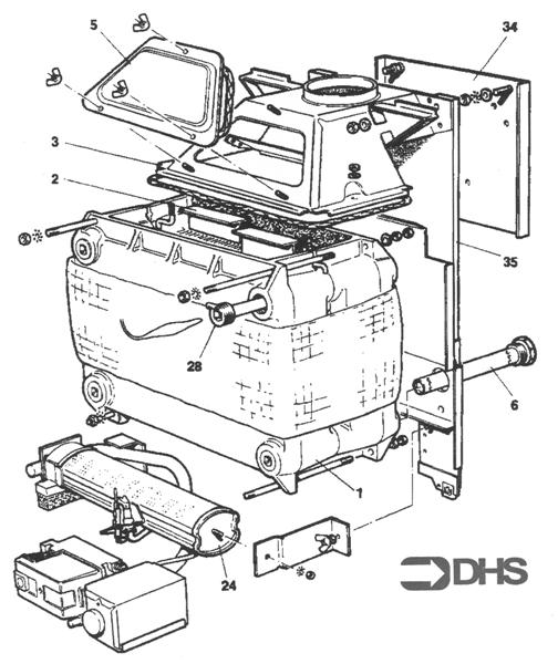 Exploded Diagram for BOILER ASSY