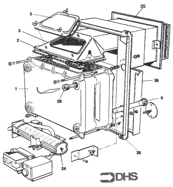 Exploded Diagram for BOILER ASSY