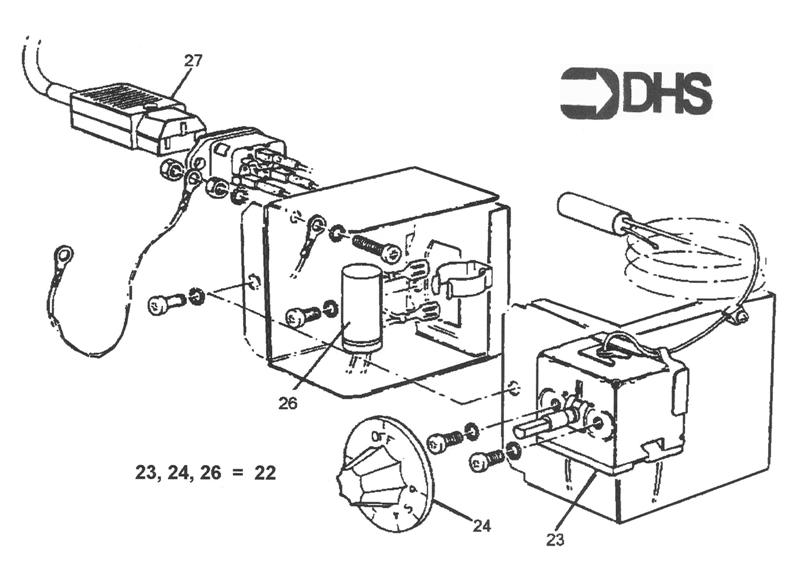 Exploded Diagram for CONTROL BOX