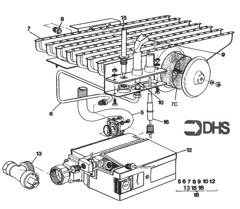 BURNER AND CONTROLS ASSY logo