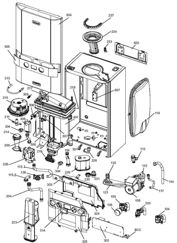 Exploded Diagram for EXPANDED VIEW