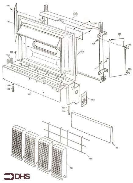 Exploded Diagram for FIRE BOX HEAT EXCHANGER & RAD
