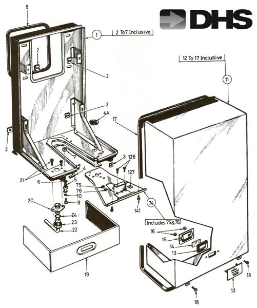 Exploded Diagram for CHASSIS & OUTER CASE
