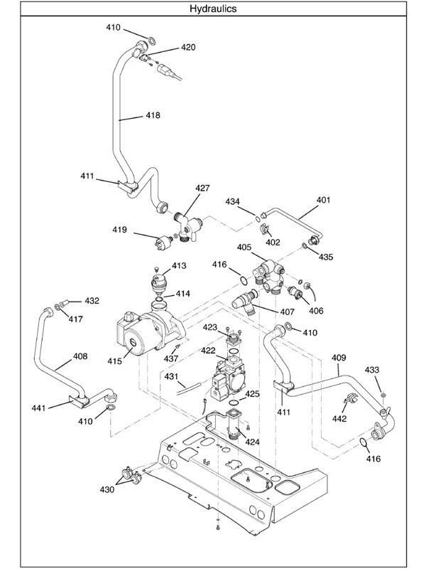 Exploded Diagram for HYDRAULICS