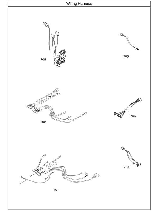 Exploded Diagram for WIRING HARNESS
