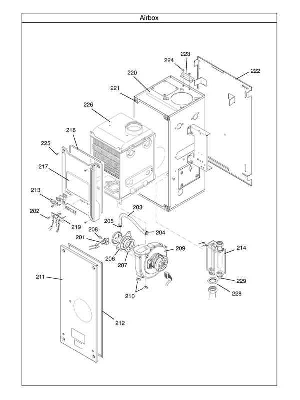 Exploded Diagram for AIRBOX