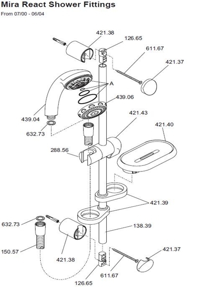 Exploded Diagram for ALL PARTS