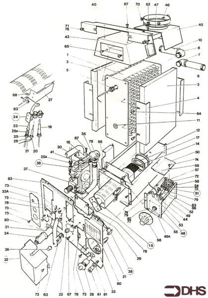 Exploded Diagram for BOILER