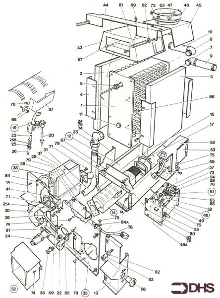 Exploded Diagram for BOILER